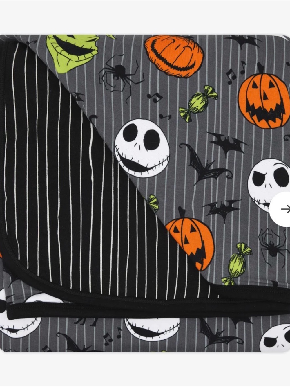 The Nightmare Before Christmas Large Cloud Blanket